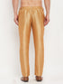 Men's Rose Gold Silk Blend Pant Style Pyjama